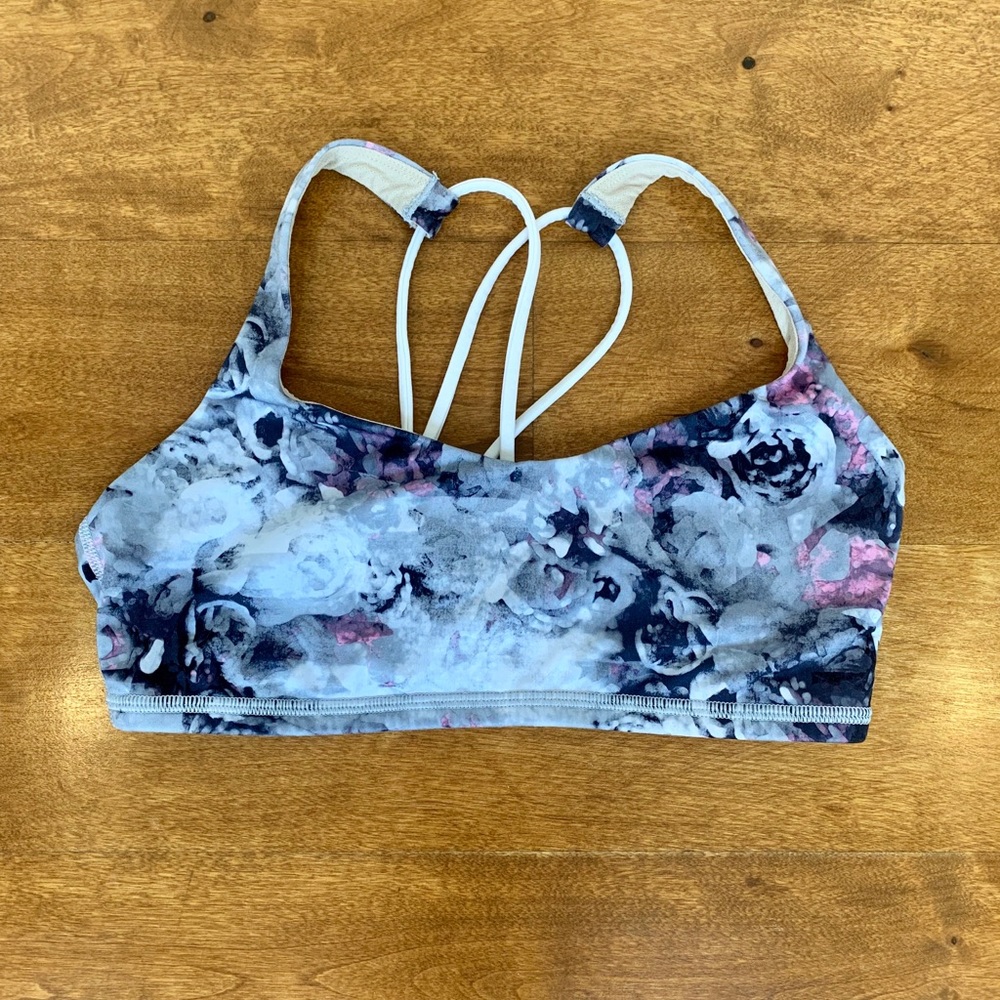 Lululemon Free To Be Strappy Bra Floral Print